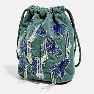 HVISK Beaded Rocket Pouch Blue